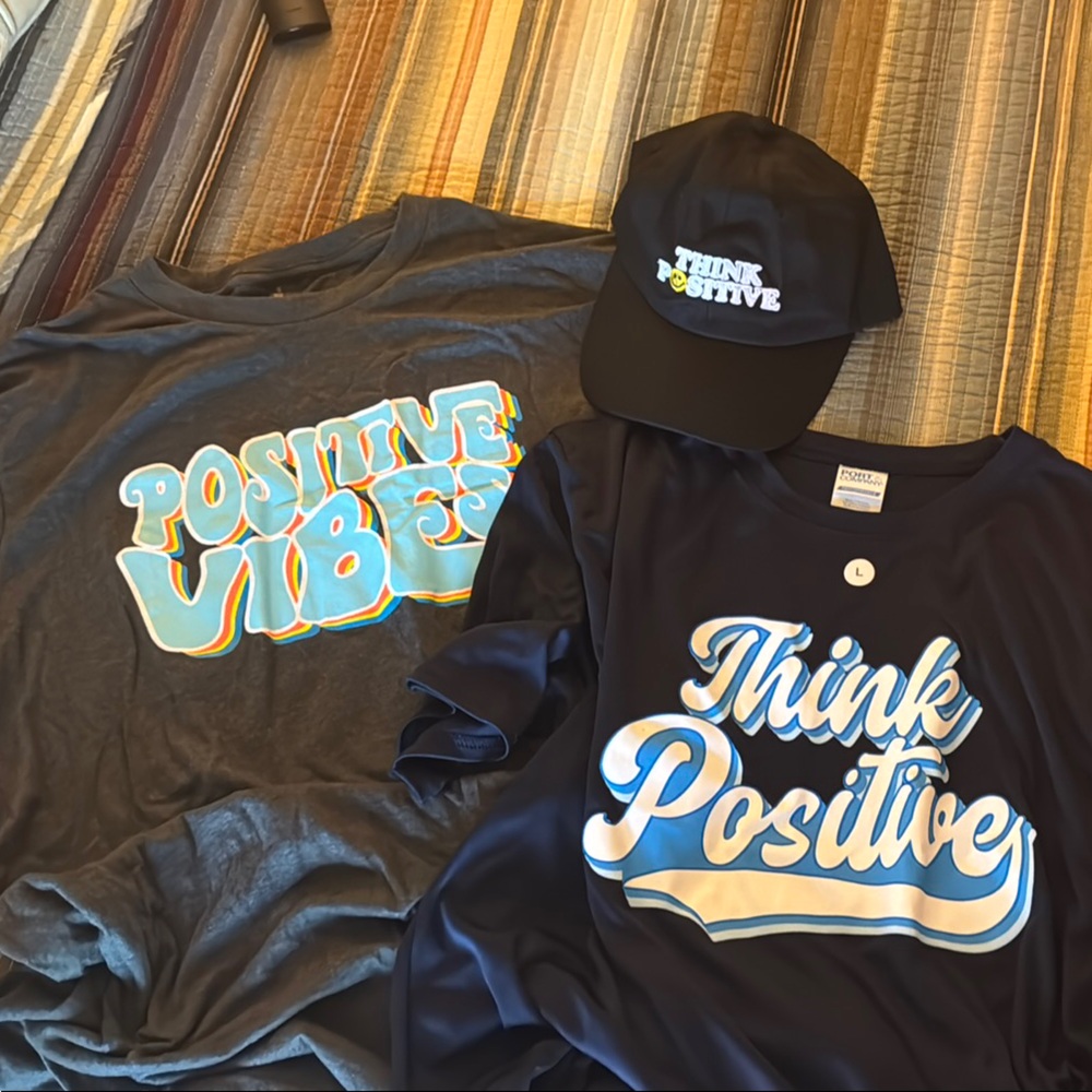 Positive Vibes T-Shirts & Hat